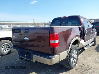 2008 Ford F-150 XLT with VIN 1FTPW12548KD59833, listed as a IAAI auction lot 41764806 with 128,606 mi miles. Bid and sale history available at carsss.com. Image 4.