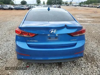 2017 Hyundai Elantra Limited with VIN 5NPD84LF2HH132600, listed as a Copart auction lot 61358095 with 62,699 mi miles and Salvage title. Bid and sale history available at DreamBid. Image 6.