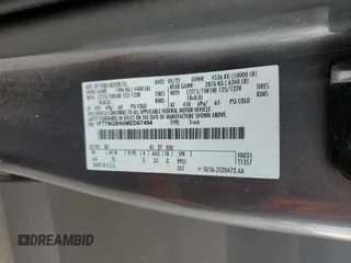 2021 Ford F-250 XL with VIN 1FT7W2BN6MED67494, listed as a Copart auction lot 51428815 with 54,289 mi miles and Salvage title. Bid and sale history available at DreamBid. Image 12.