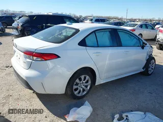 2024 Toyota Corolla LE with VIN 5YFB4MDE2RP124882, listed as a IAAI auction lot 41719381 with 18,698 mi miles. Bid and sale history available at carsss.com. Image 4.