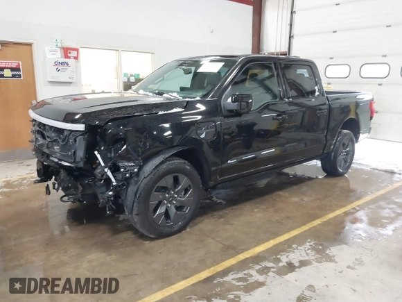 2023 Ford F-150 Lightning Pro with VIN 1FTVW1EV5PWG59228, listed as a IAAI auction lot 40838790 with Not Provided miles and . Bid and sale history available at DreamBid. Image 2.