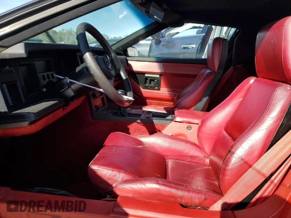 1987 Chevrolet Corvette with VIN 1G1YY3189H5117519, listed as a Copart auction lot 41817475 with 56,498 mi miles and Salvage Title. Bid and sale history available at carsss.com. Image 7.