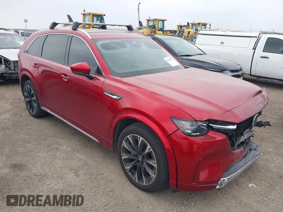 2024 Mazda CX-90 S z VIN JM3KK1HC2R1133087, wystawiony jako IAAI lot #41955750 z przebiegiem 24 217 mil mil oraz . Historia ofert i sprzedaży dostępna na DreamBid. Obrazek 1.
