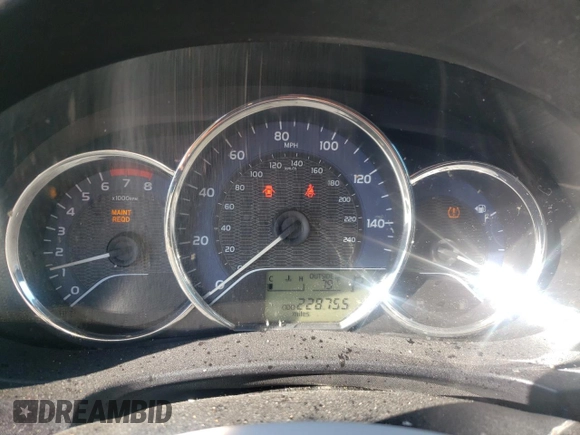 2014 Toyota Corolla L z VIN 2T1BURHE5EC096772, wystawiony jako Copart lot #61575285 z przebiegiem 228 755 mil mil oraz Szkoda całkowita • Salvage title. Historia ofert i sprzedaży dostępna na DreamBid. Obrazek 9.