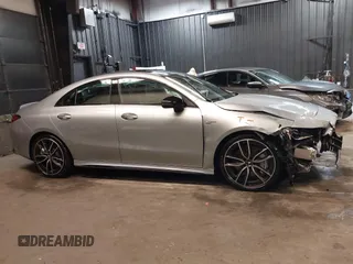 2025 Mercedes-Benz CLA with VIN W1K5J5BBXSN531314, listed as a IAAI auction lot 41998810 with 102 mi miles. Bid and sale history available at carsss.com. Image 14.