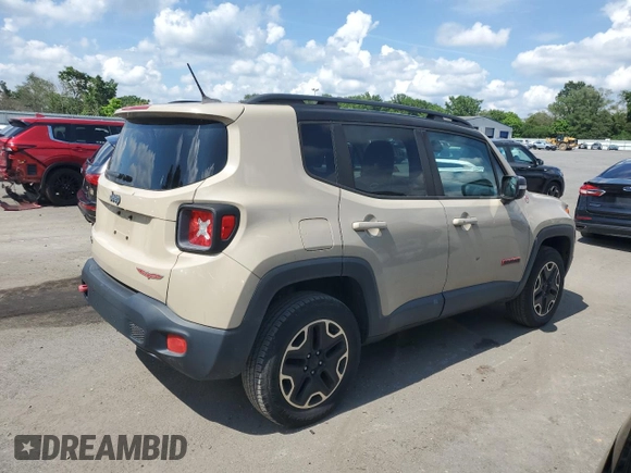 2016 Jeep Renegade Trailhawk with VIN ZACCJBCT5GPD57612, listed as a Copart auction lot 64774845 with 173,915 mi miles and Clean title. Bid and sale history available at DreamBid. Image 3.