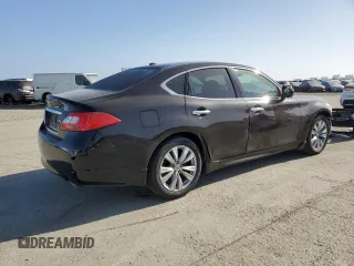2011 Infiniti M37 with VIN JN1BY1AP0BM324986, listed as a Copart auction lot 53671215 with 187,490 mi miles and Salvage Title. Bid and sale history available at carsss.com. Image 3.