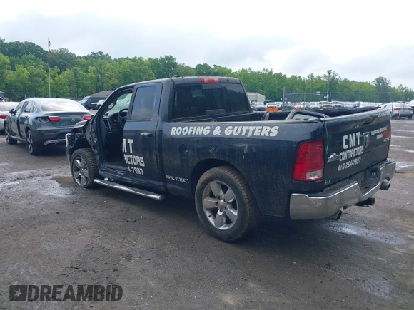 2017 Ram 1500 SLT z VIN 1C6RR7GT3HS504796, wystawiony jako IAAI lot #42389885 z przebiegiem 204 813 mil mil oraz . Historia ofert i sprzedaży dostępna na DreamBid. Obrazek 3.