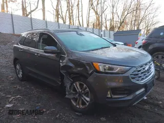 2020 Ford Edge SEL with VIN 2FMPK4J90LBA59285, listed as a IAAI auction lot 41771695 with 60,557 mi miles. Bid and sale history available at carsss.com. Image 1.