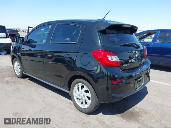 2017 Mitsubishi Mirage SE z VIN ML32A4HJ5HH008640, wystawiony jako IAAI lot #42281992 z przebiegiem 58 254 mil mil oraz . Historia ofert i sprzedaży dostępna na DreamBid. Obrazek 3.