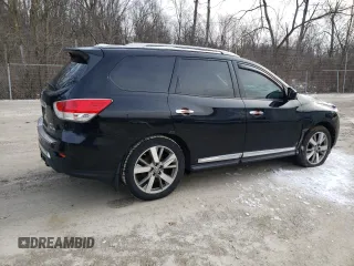 2014 Nissan Pathfinder S with VIN 5N1AR2MM4EC654679, listed as a Copart auction lot 45000635 with 134,569 mi miles and Salvage title. Bid and sale history available at DreamBid. Image 3.