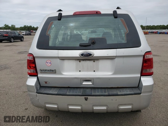 2012 Ford Escape XLS with VIN 1FMCU0C70CKA97649, listed as a Copart auction lot 62630835 with 192,100 mi miles and Clean title. Bid and sale history available at DreamBid. Image 6.