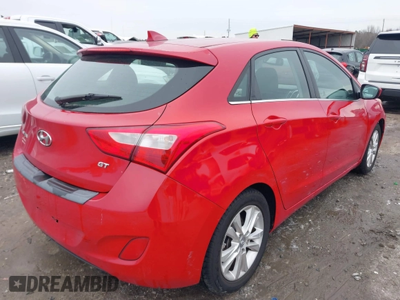 2013 Hyundai Elantra GT with VIN KMHD35LE7DU094238, listed as a IAAI auction lot 41386761 with 158,531 mi miles. Bid and sale history available at carsss.com. Image 4.