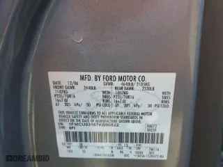 2007 Ford Escape XLT with VIN 1FMCU93167KB90522, listed as a Copart auction lot 43903705 with 80,750 mi miles and Salvage Title. Bid and sale history available at carsss.com. Image 12.