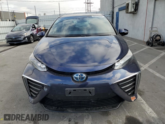 2019 Toyota Mirai with VIN JTDBVRBD7KA007376, listed as a Copart auction lot 86543454 with 27,724 mi miles and Salvage title. Bid and sale history available at DreamBid. Image 5.