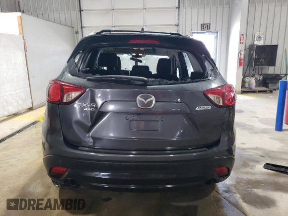 2014 Mazda CX-5 Touring with VIN JM3KE4CY6E0306508, listed as a Copart auction lot 53475075 with 0 mi miles and Salvage Title. Bid and sale history available at carsss.com. Image 6.