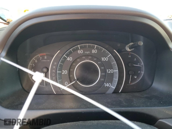 2013 Honda CR-V EX-L with VIN 5J6RM4H7XDL084279, listed as a Copart auction lot 80391584 with Not Provided miles and Salvage Title. Bid and sale history available at DreamBid. Image 9.
