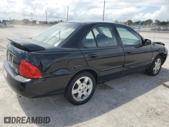2006 Nissan Sentra S with VIN 3N1CB51D56L642685, listed as a Copart auction lot 52544245 with 94,340 mi miles and Salvage Title. Bid and sale history available at DreamBid. Image 3.