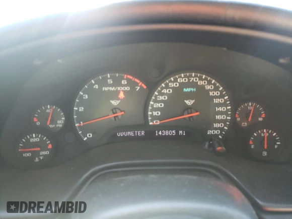 2004 Chevrolet Corvette with VIN 1G1YY22G445128857, listed as a Copart auction lot 42604495 with 143,805 mi miles and Salvage Title. Bid and sale history available at carsss.com. Image 9.