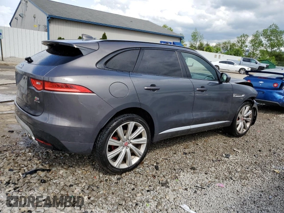 2017 Jaguar F-Pace S с VIN SADCM2BV1HA489685, выставлен на аукционе Copart как лот 56360845 с пробегом 80 862 миль миль и Списание • Salvage title. История ставок и продаж доступна на DreamBid. Изображение 3.