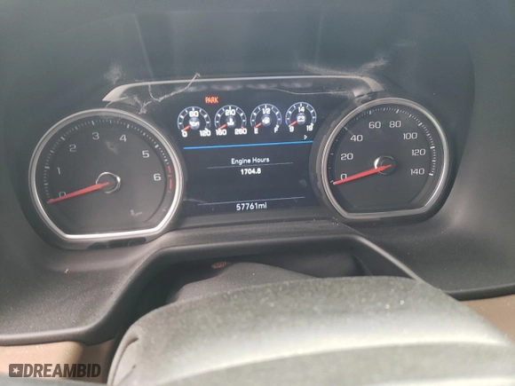 2021 Chevrolet Tahoe High Country with VIN 1GNSKTKL6MR394950, listed as a Copart auction lot 83181434 with 57,761 mi miles and Salvage Title. Bid and sale history available at carsss.com. Image 9.
