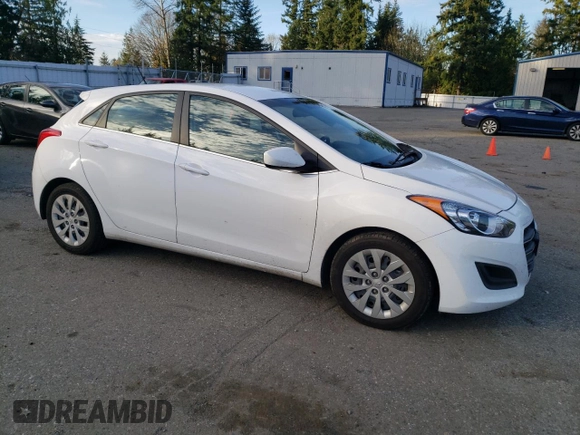 2017 Hyundai Elantra GT with VIN KMHD35LH6HU383725, listed as a Copart auction lot 79717114 with 26,914 mi miles and Salvage Title. Bid and sale history available at carsss.com. Image 4.