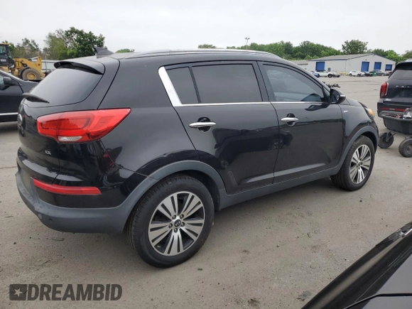 2014 Kia Sportage EX with VIN KNDPCCAC7E7643539, listed as a Copart auction lot 60168505 with 105,043 mi miles and Clean title. Bid and sale history available at DreamBid. Image 3.