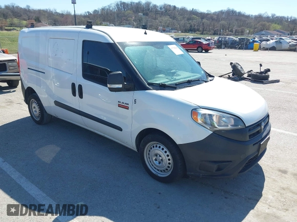 2015 Ram ProMaster City Cargo Tradesman with VIN ZFBERFAT0F6A63215, listed as a IAAI auction lot 41796204 with 359,824 mi miles. Bid and sale history available at carsss.com. Image 1.