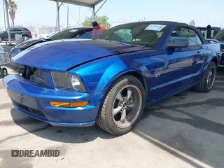 2007 Ford Mustang GT Deluxe with VIN 1ZVFT85H875257335, listed as a IAAI auction lot 42489672 with 50,334 mi miles and . Bid and sale history available at DreamBid. Image 18.