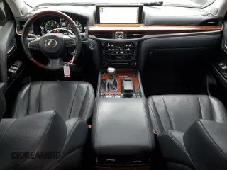 2019 Lexus LX with VIN JTJHY7AX7K4310302, listed as a Copart auction lot 82034744 with 96,980 mi miles and Salvage Title. Bid and sale history available at carsss.com. Image 8.