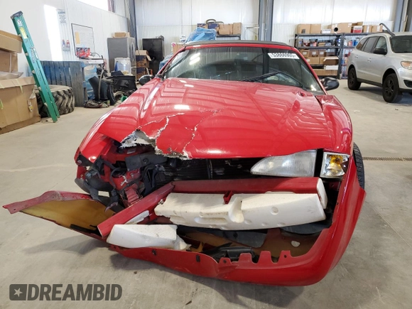 1998 Ford Mustang with VIN 1FAFP4448WF143882, listed as a Copart auction lot 53866905 with 109,835 mi miles and Salvage title. Bid and sale history available at DreamBid. Image 5.
