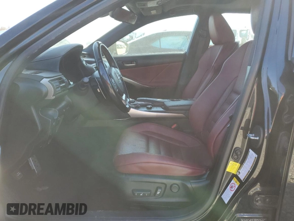 2017 Lexus IS with VIN JTHBA1D28H5042310, listed as a Copart auction lot 46714305 with 80,085 mi miles and Salvage Title. Bid and sale history available at carsss.com. Image 7.