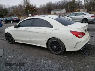 2017 Mercedes-Benz CLA 250 with VIN WDDSJ4GB7HN402705, listed as a Copart auction lot 44275354 with 85,179 mi miles and . Bid and sale history available at DreamBid. Image 2.