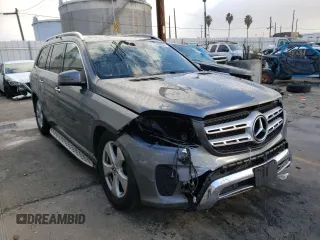 2019 Mercedes-Benz GLS with VIN 4JGDF6EE2KB220198, listed as a Copart auction lot 72709552 with 24,672 mi miles. Bid and sale history available at carsss.com. Image 4.