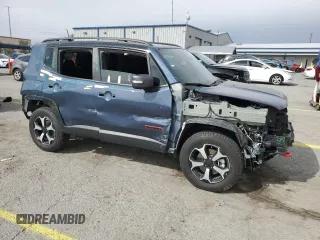 2021 Jeep Renegade Trailhawk с VIN ZACNJDC16MPM92268, выставлен на аукционе Copart как лот 51548315 с пробегом 34 842 миль миль и Списание • Salvage title. История ставок и продаж доступна на DreamBid. Изображение 4.