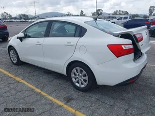 2012 Kia Rio LX with VIN KNADM4A31C6089842, listed as a IAAI auction lot 41928559 with 129,030 mi miles. Bid and sale history available at carsss.com. Image 3.