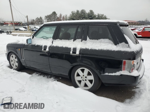 2005 Land Rover Range Rover HSE with VIN SALME11435A187612, listed as a Copart auction lot 83746314 with Not provided miles and Clean title. Bid and sale history available at DreamBid. Image 2.