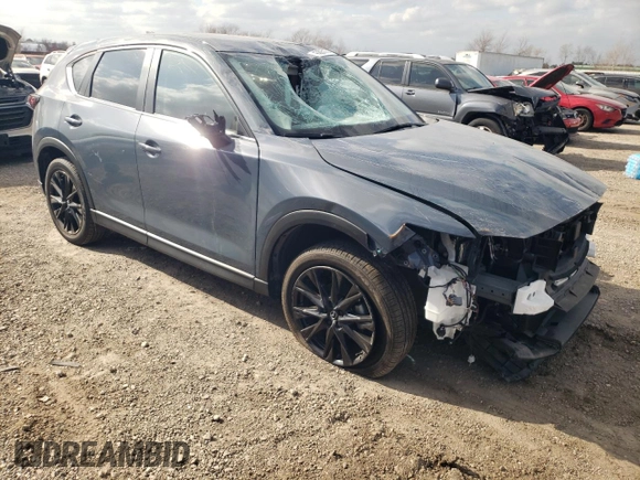 2024 Mazda CX-5 2.5 S Preferred Package with VIN JM3KFBCM1R0377037, listed as a Copart auction lot 43625175 with 15,747 mi miles and Salvage Title. Bid and sale history available at carsss.com. Image 4.