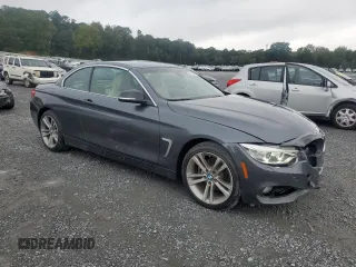 2014 BMW 4 Series 428i xDrive with VIN WBA3T1C58EPS98164, listed as a Copart auction lot 71273804 with 53,836 mi miles and Salvage Title. Bid and sale history available at carsss.com. Image 4.