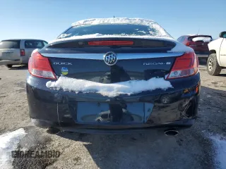 2013 Buick Regal Turbo Premium 2 with VIN 2G4GT5GV1D9194386, listed as a Copart auction lot 89401045 with 49,371 mi miles and Salvage Title. Bid and sale history available at DreamBid. Image 6.