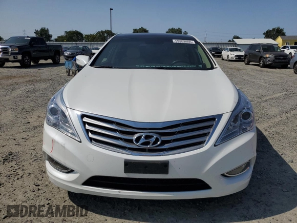 2013 Hyundai Azera with VIN KMHFH4JG9DA209562, listed as a Copart auction lot 59808655 with 130,994 mi miles and Salvage title. Bid and sale history available at DreamBid. Image 5.