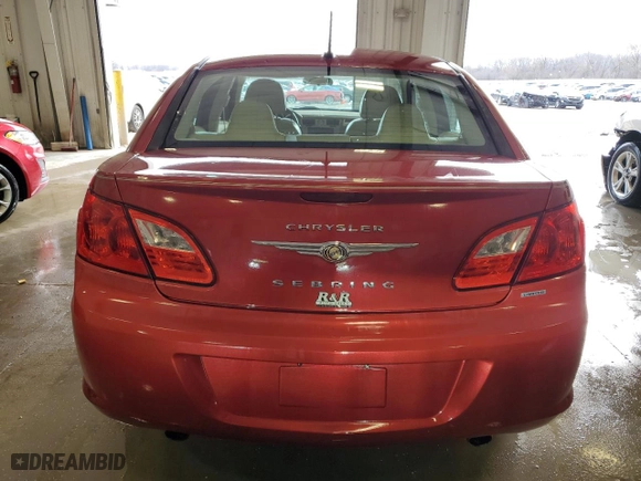 2009 Chrysler Sebring Limited with VIN 1C3LC56V29N568730, listed as a Copart auction lot 49309735 with 168,240 mi miles and Clean Title. Bid and sale history available at carsss.com. Image 6.