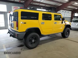 2006 Hummer H2 with VIN 5GRGN23UX6H110928, listed as a Copart auction lot 54220815 with 181,646 mi miles and Salvage Title. Bid and sale history available at carsss.com. Image 3.