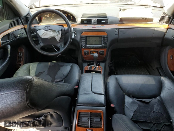 2004 Mercedes-Benz S-Class 4.3L with VIN WDBNG70J54A392247, listed as a Copart auction lot 69625334 with 223,233 mi miles and Salvage Title. Bid and sale history available at carsss.com. Image 8.