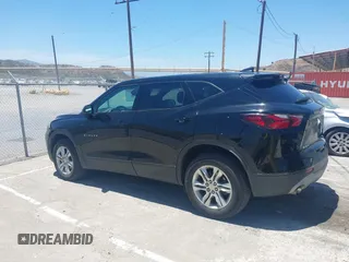 2021 Chevrolet Blazer LT with VIN 3GNKBBRA0MS553005, listed as a IAAI auction lot 42338956 with 93,185 mi miles and . Bid and sale history available at DreamBid. Image 3.