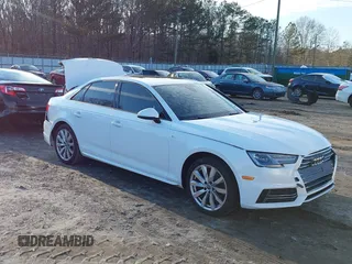 2017 Audi A4 Season of Audi ultra Premium with VIN WAUKMAF41HN050477, listed as a IAAI auction lot 41329827 with 88,265 mi miles. Bid and sale history available at carsss.com. Image 1.
