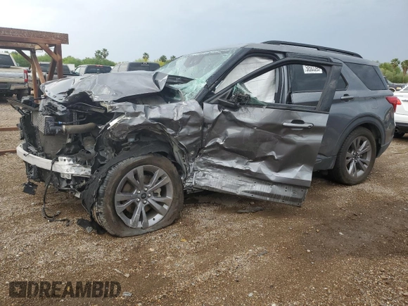 2022 Ford Explorer XLT z VIN 1FMSK7DH8NGA33169, wystawiony jako Copart lot #50503395 z przebiegiem 78 955 mil mil oraz Szkoda całkowita • Salvage title. Historia ofert i sprzedaży dostępna na DreamBid. Obrazek 1.