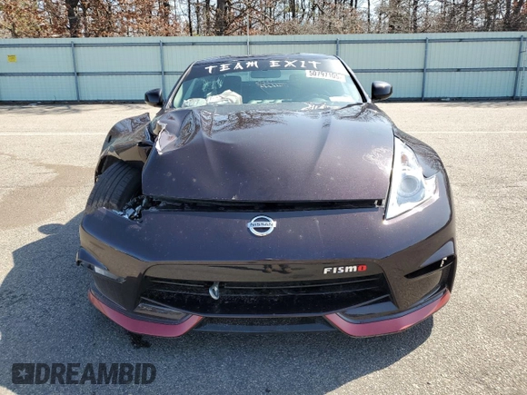 2014 Nissan 370Z Touring with VIN JN1AZ4EH6EM633637, listed as a Copart auction lot 50797105 with 0 mi miles and Salvage Title. Bid and sale history available at carsss.com. Image 5.