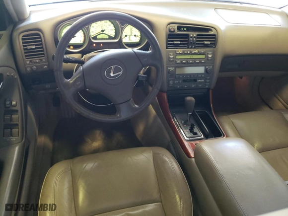 2001 Lexus GS 300 with VIN JT8BD69S810126644, listed as a Copart auction lot 58434974 with 260,272 mi miles and Salvage Title. Bid and sale history available at carsss.com. Image 8.