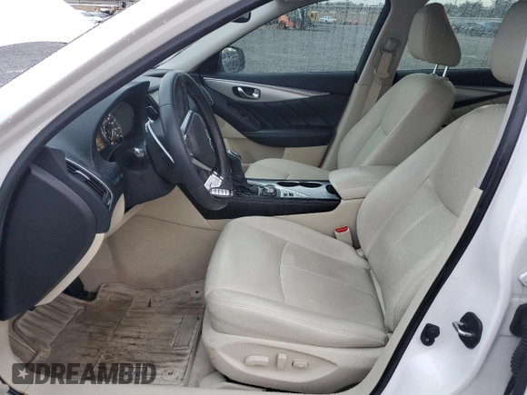 2019 Infiniti Q50 3.0t Signature Edition with VIN JN1EV7AP0KM542788, listed as a Copart auction lot 89372255 with 32,157 mi miles and Salvage Title. Bid and sale history available at carsss.com. Image 7.